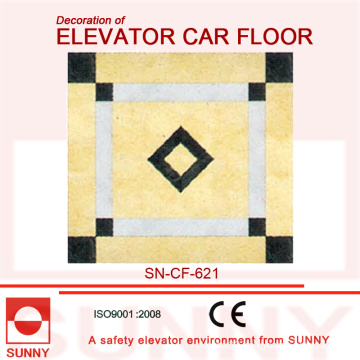 Noble Colors of PVC Floor for The Decoration of Elevator Car Floor (SN-CF-621)